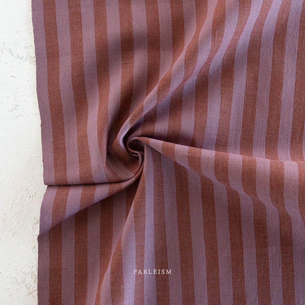 Fig Sun Stripes by Fableism Wovens - (14 yard)