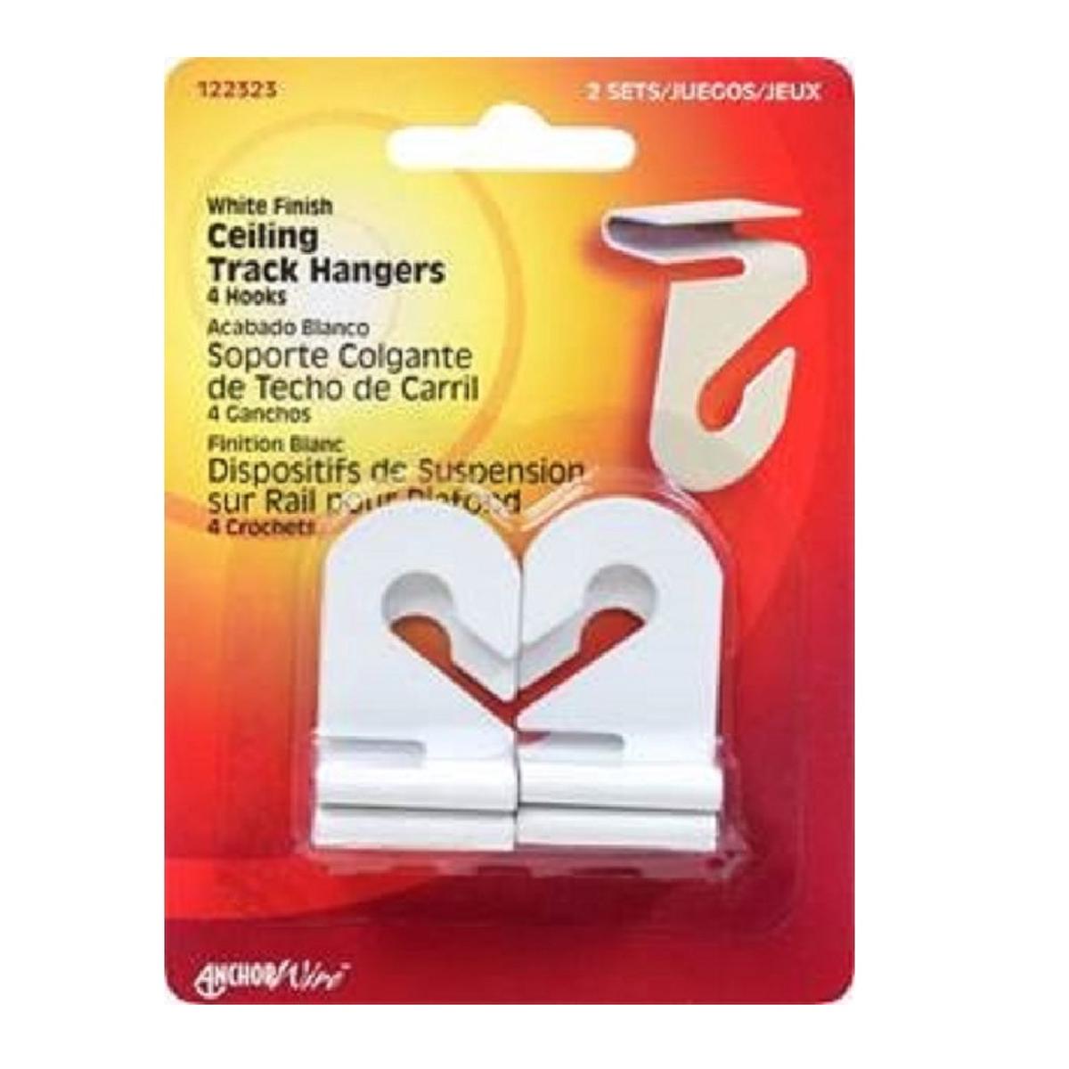 Hillman 122323 Ceiling Track Hangers White