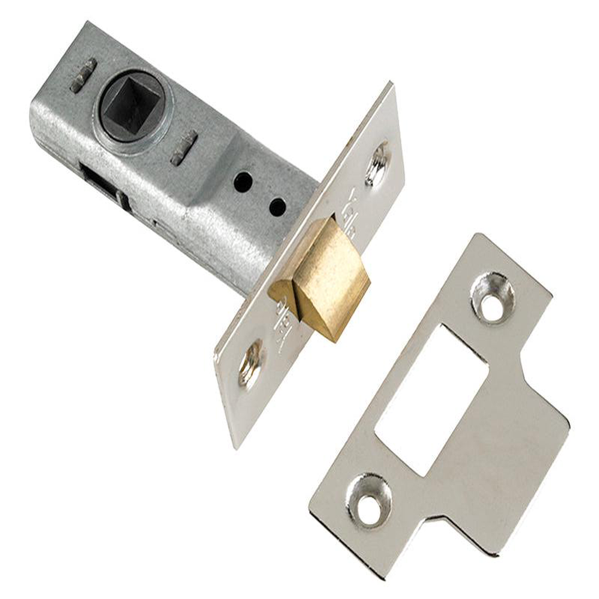M888 Tubular Mortice Latch 64mm 25in Chrome Visi Pack of 1