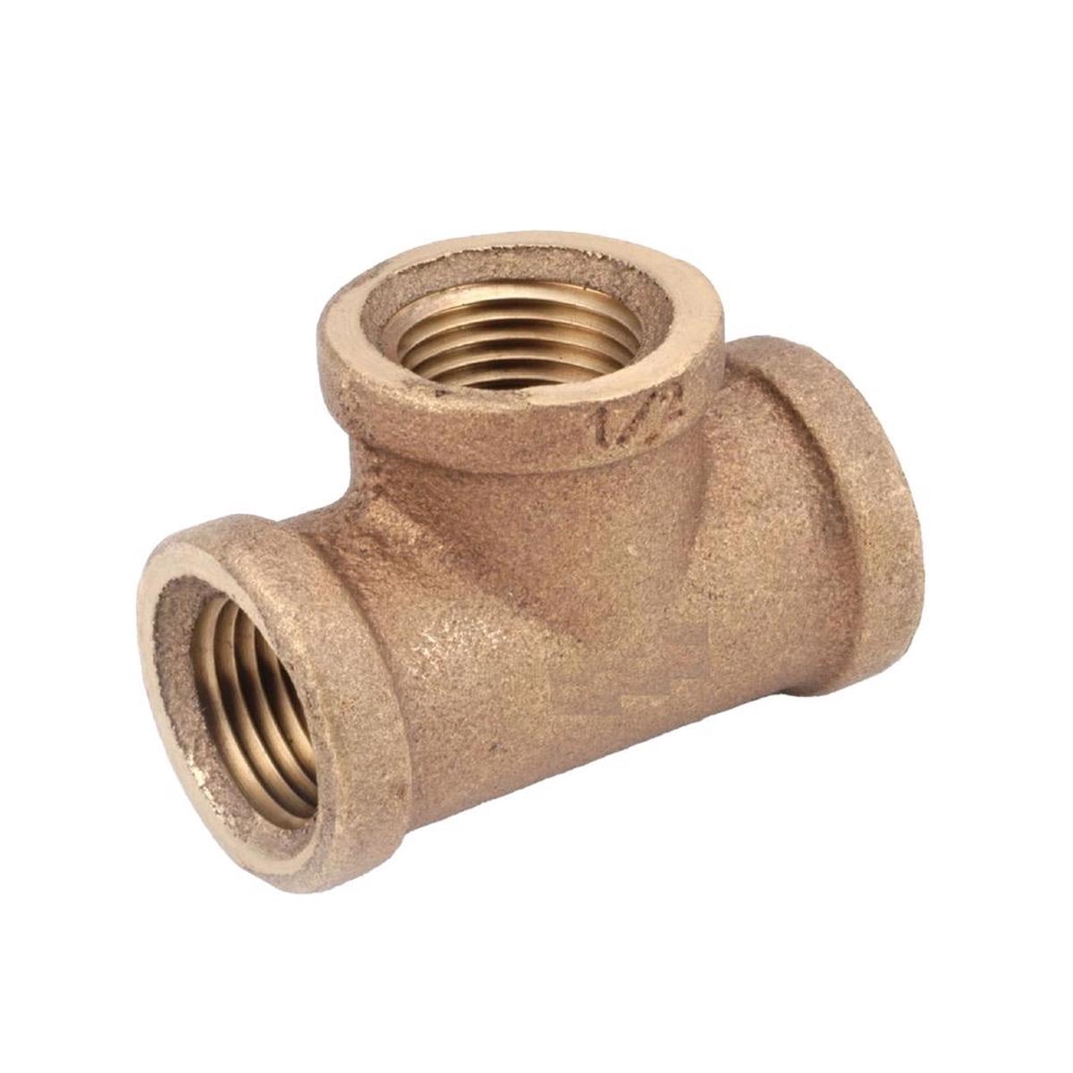 Anderson Metals 738101-08AH FPT Tee Red Brass