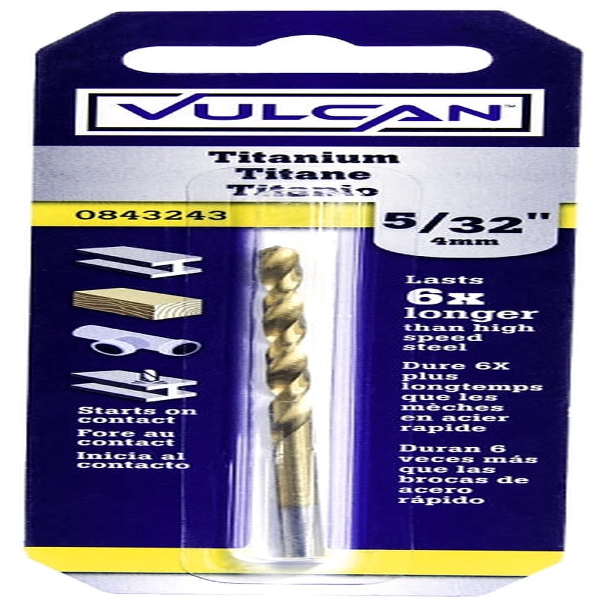 Vulcan 218731OR Jobber Drill Bit 532 in Dia 3 in OAL 3-Flat Shank