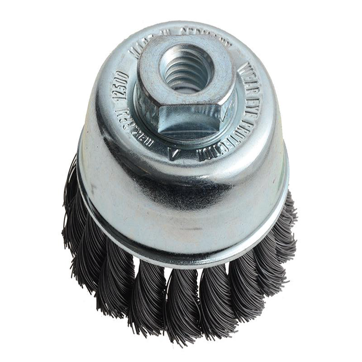 Knot Cup Brush 65mm M14x20 035 Steel Wire
