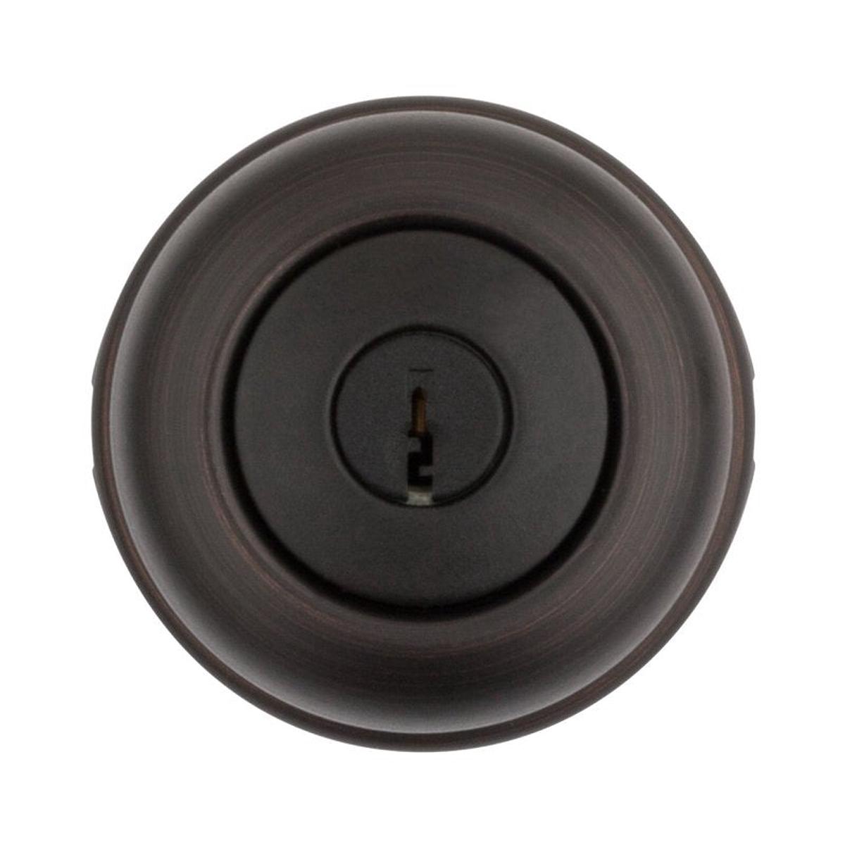 Kwikset 400CV 11P 6AL RCS K3 Entry Knob Venetian Bronze Zinc KW1 Keyway Re-Key Technology Smartkey Residential