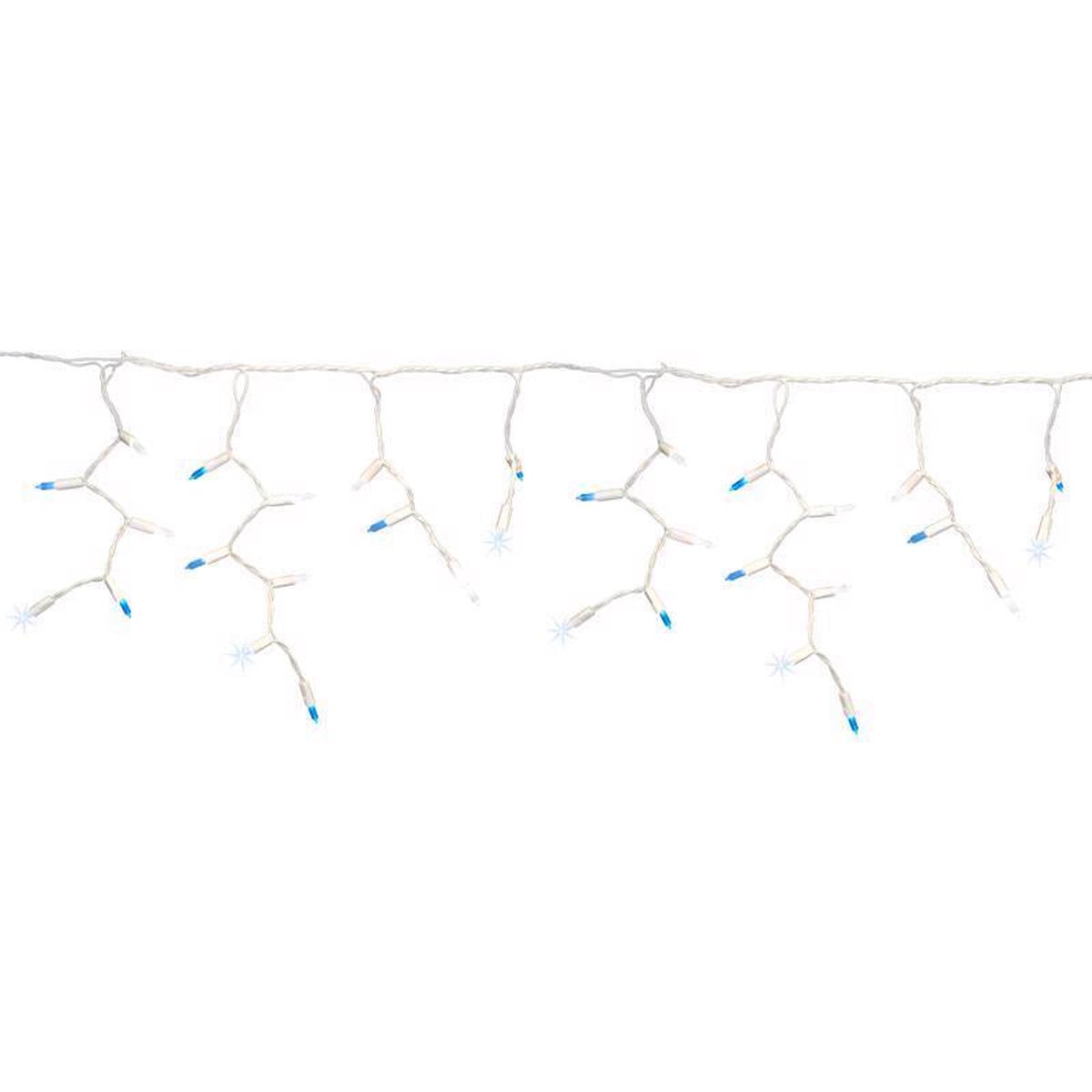 Celebrations ICT5FZSA Platinum LED T5 Icicle Christmas Lights 100 Lights