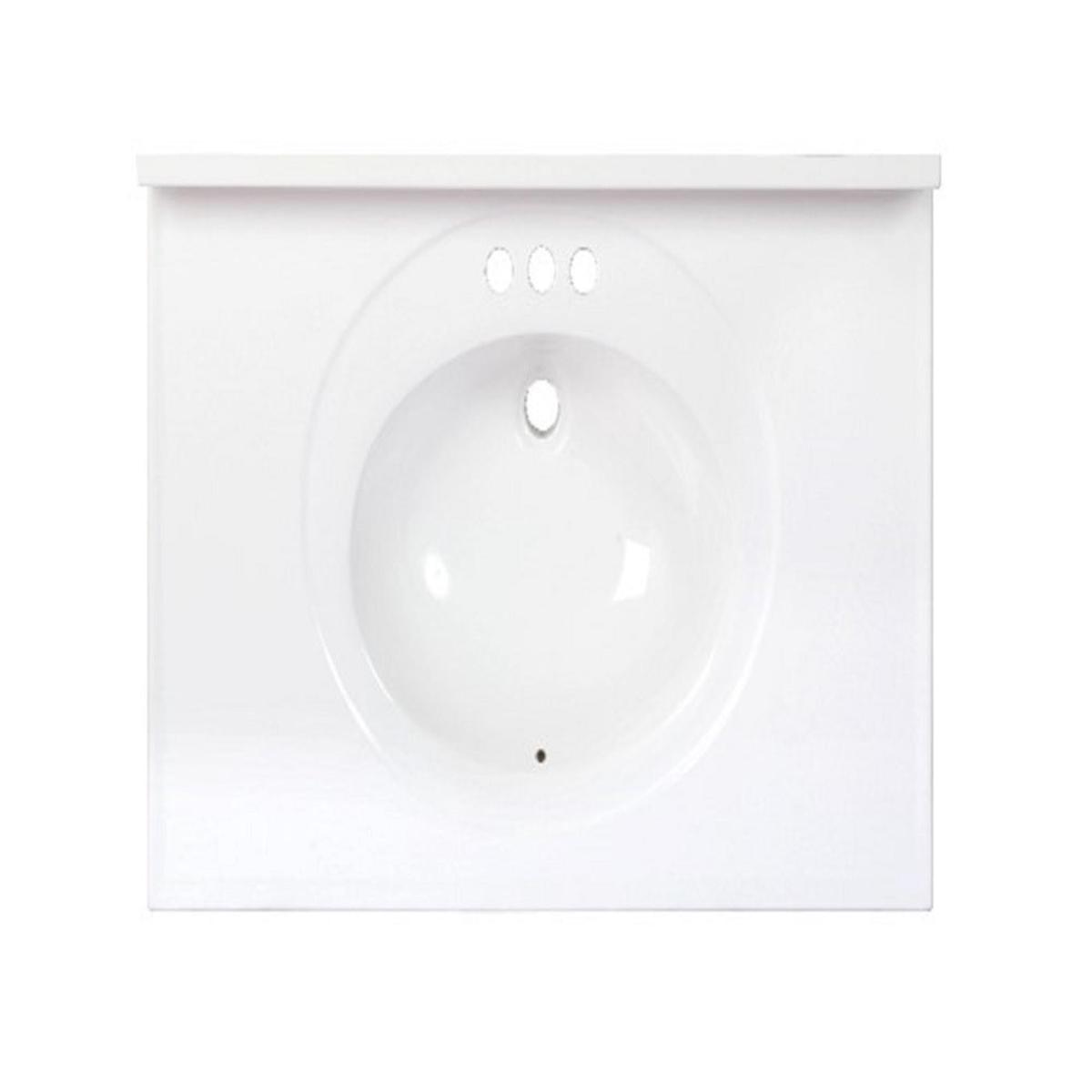 Arstar A223710113C1-3 Standard Bathroom Sink 37 Inch X 22 Inch White