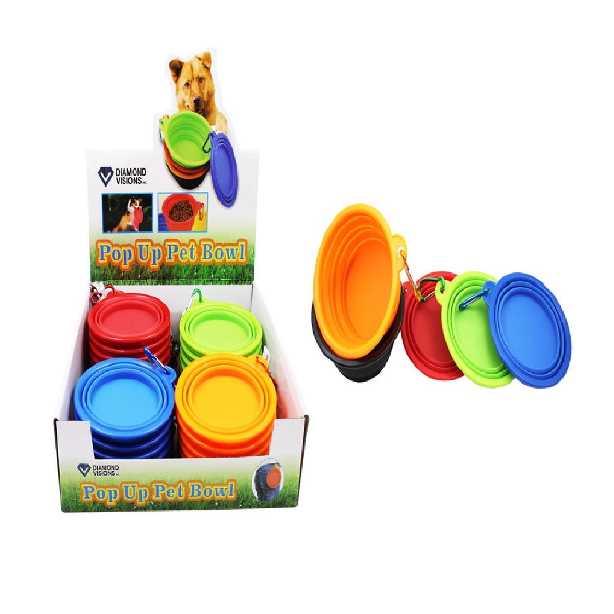 Diamond Visions 11-2069 Pop Up Pet Bowl Silicone