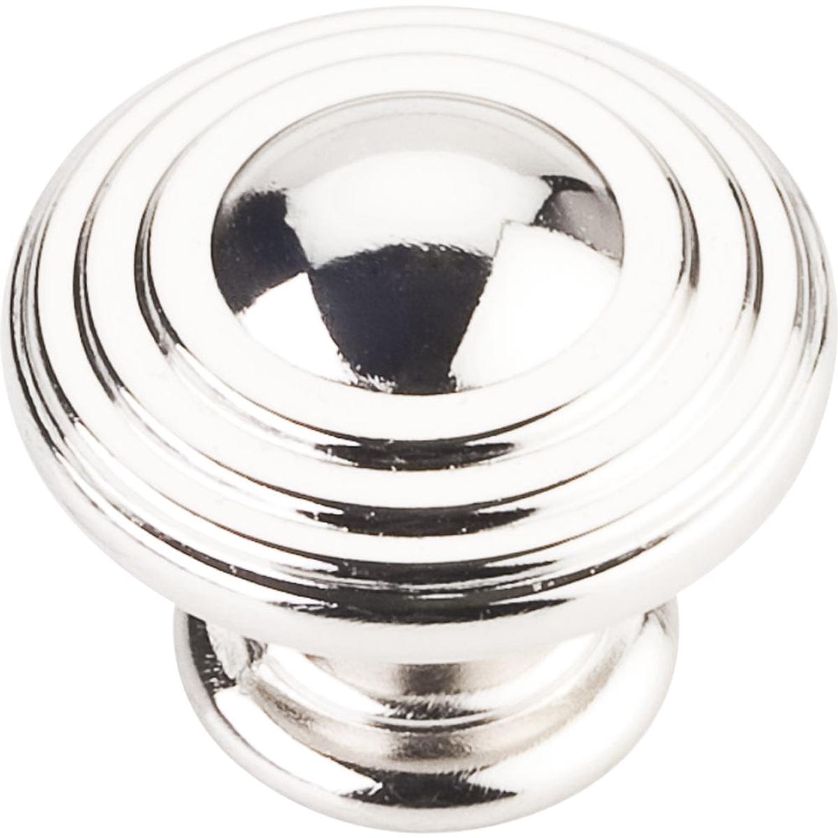 Bremen 2 Stacked Knob 1-14 Dia Polished Nickel