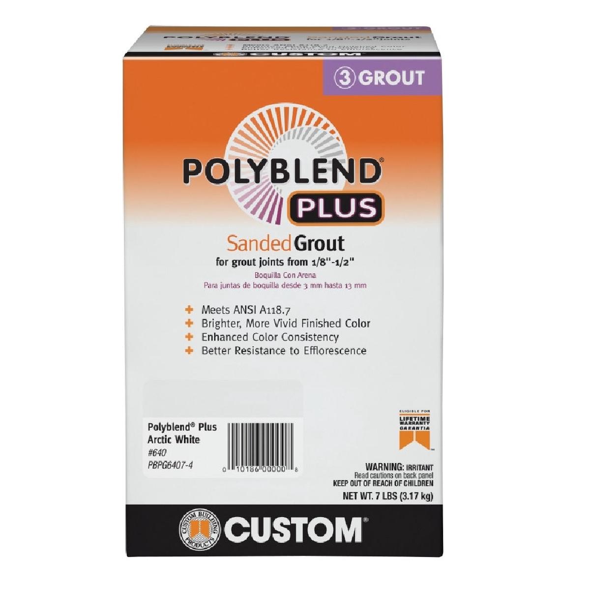Custome Building PBPG6407-4 Sanded Grout Solid Powder