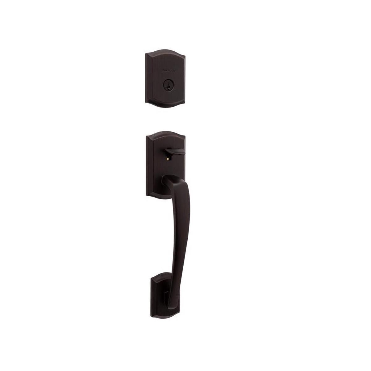 Kwikset 98180-022 Prescott Entry Handleset Venetian Bronze