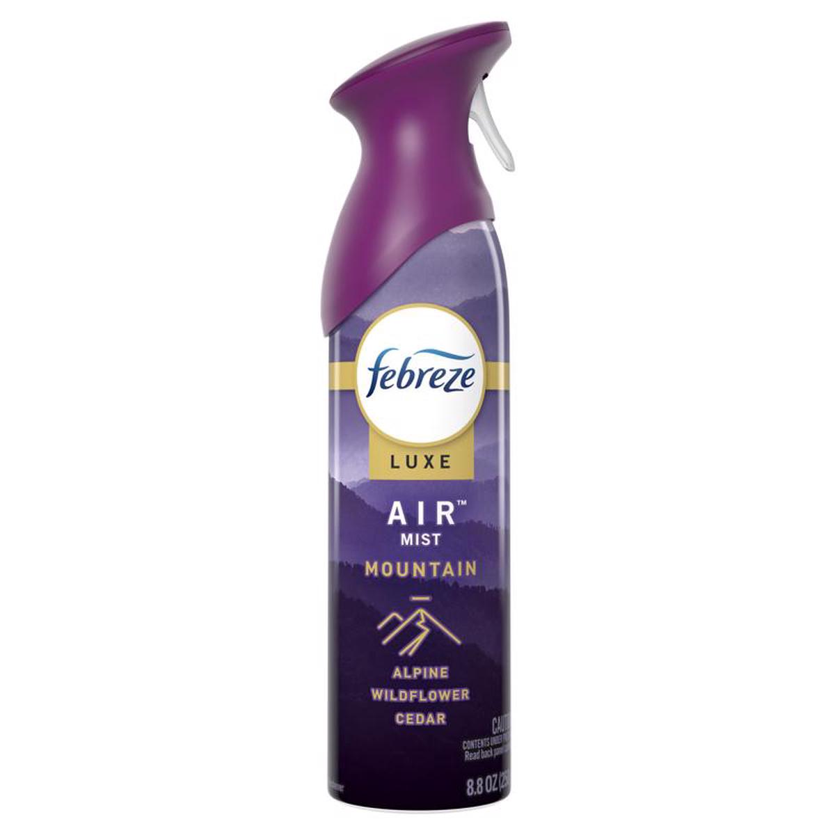 Febreze Luxe Mountain Scent Air Freshener Spray 88 oz Aerosol 1 pk