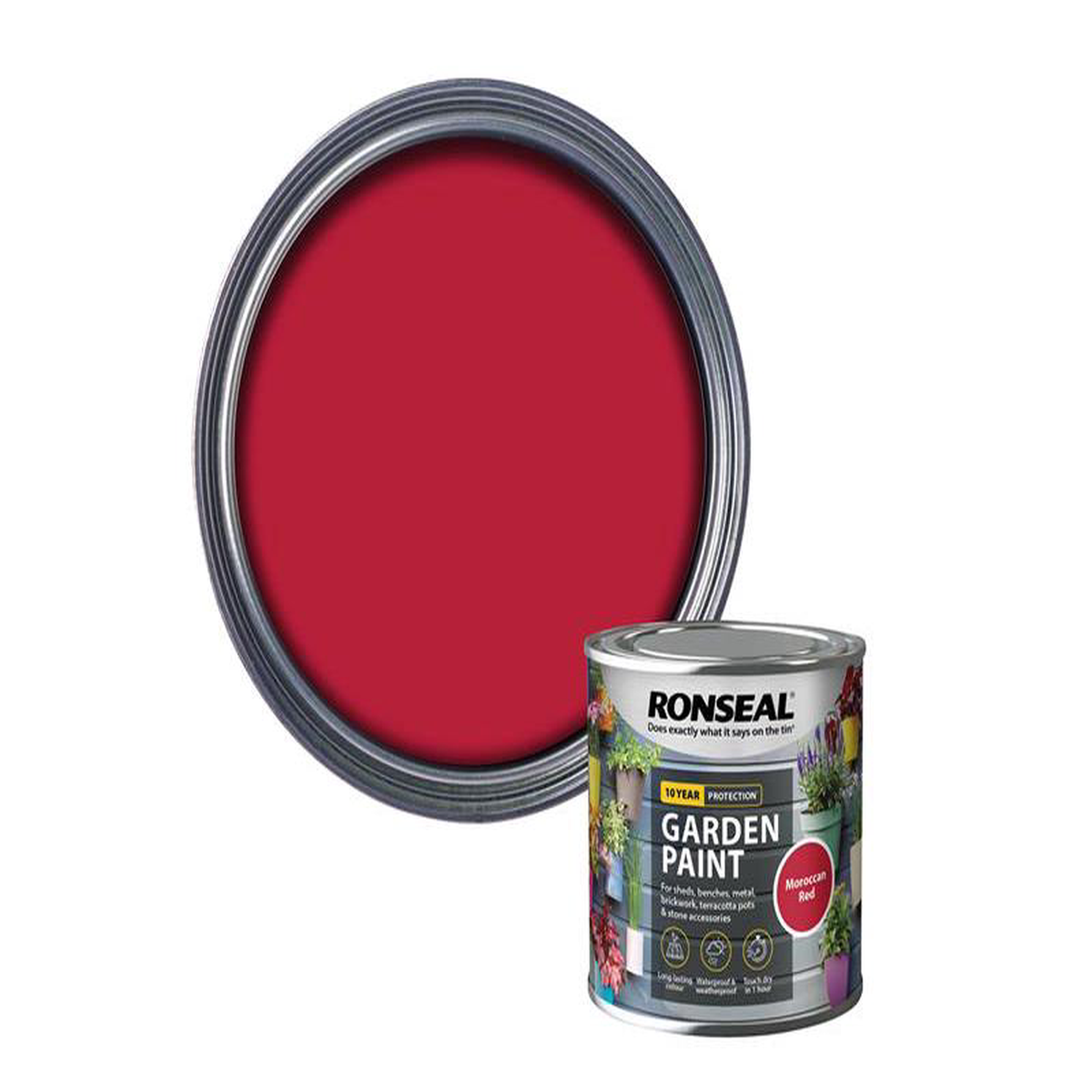 Garden Paint Moroccan Red 250ml