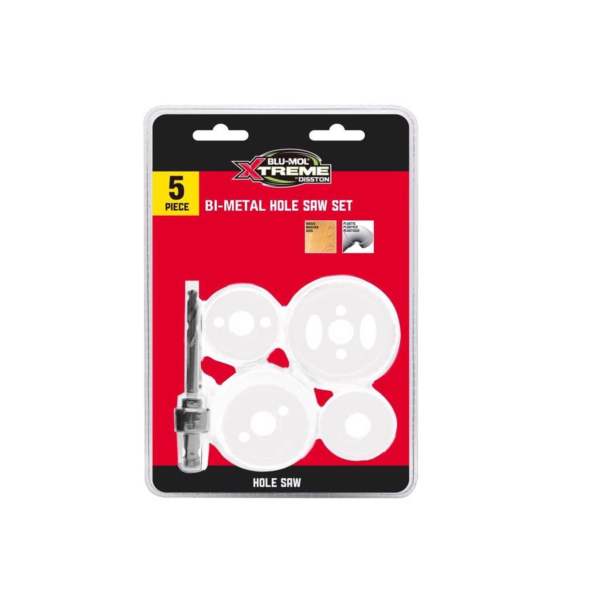 Blu-Mol Xtreme E0217028 Hole Saw Set Bi-Metal