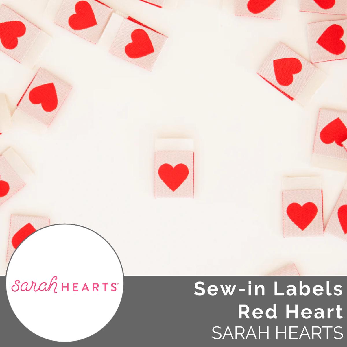 Sew-in Labels Red Heart