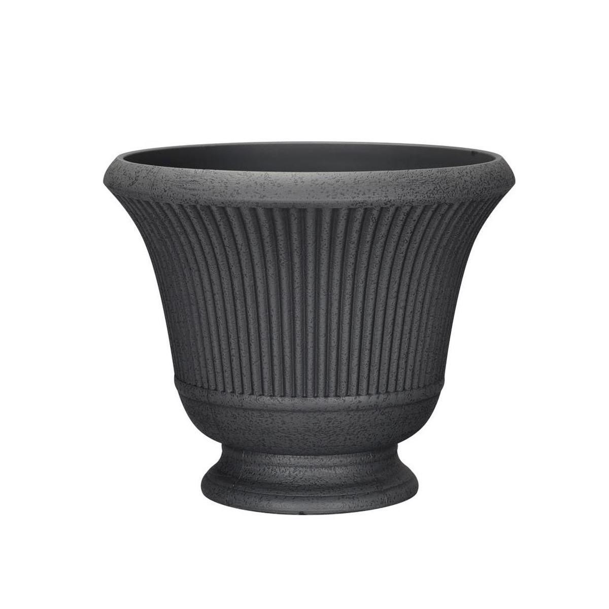 LG Solutions PVE8016TKI Pedestal Urn Planter Polyresin 16 inches