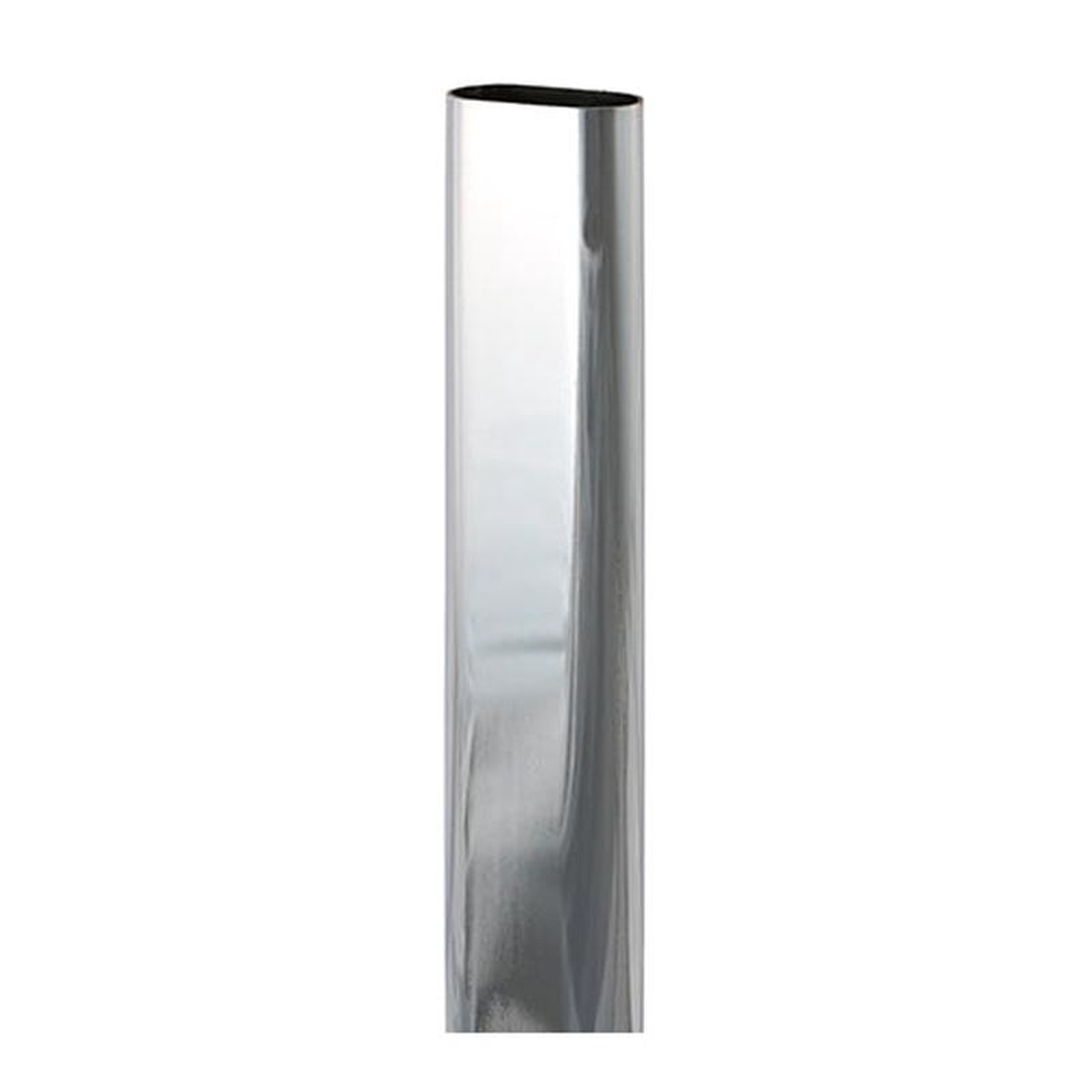 TIMCO Wardrobe Rail Oval Polished Chrome 8211 30 x 15 x 1219