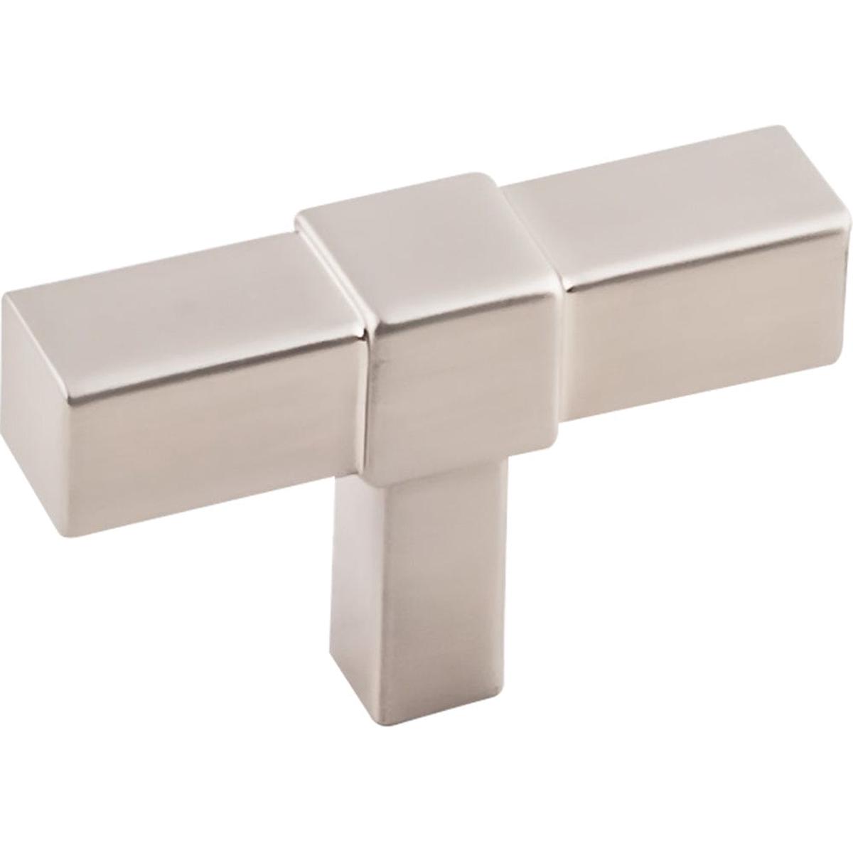 Zane T Knob 2 OL Satin Nickel