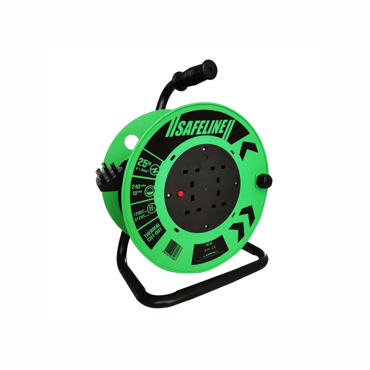 25MT X 240V X 13A 10 SQ CABLE REEL