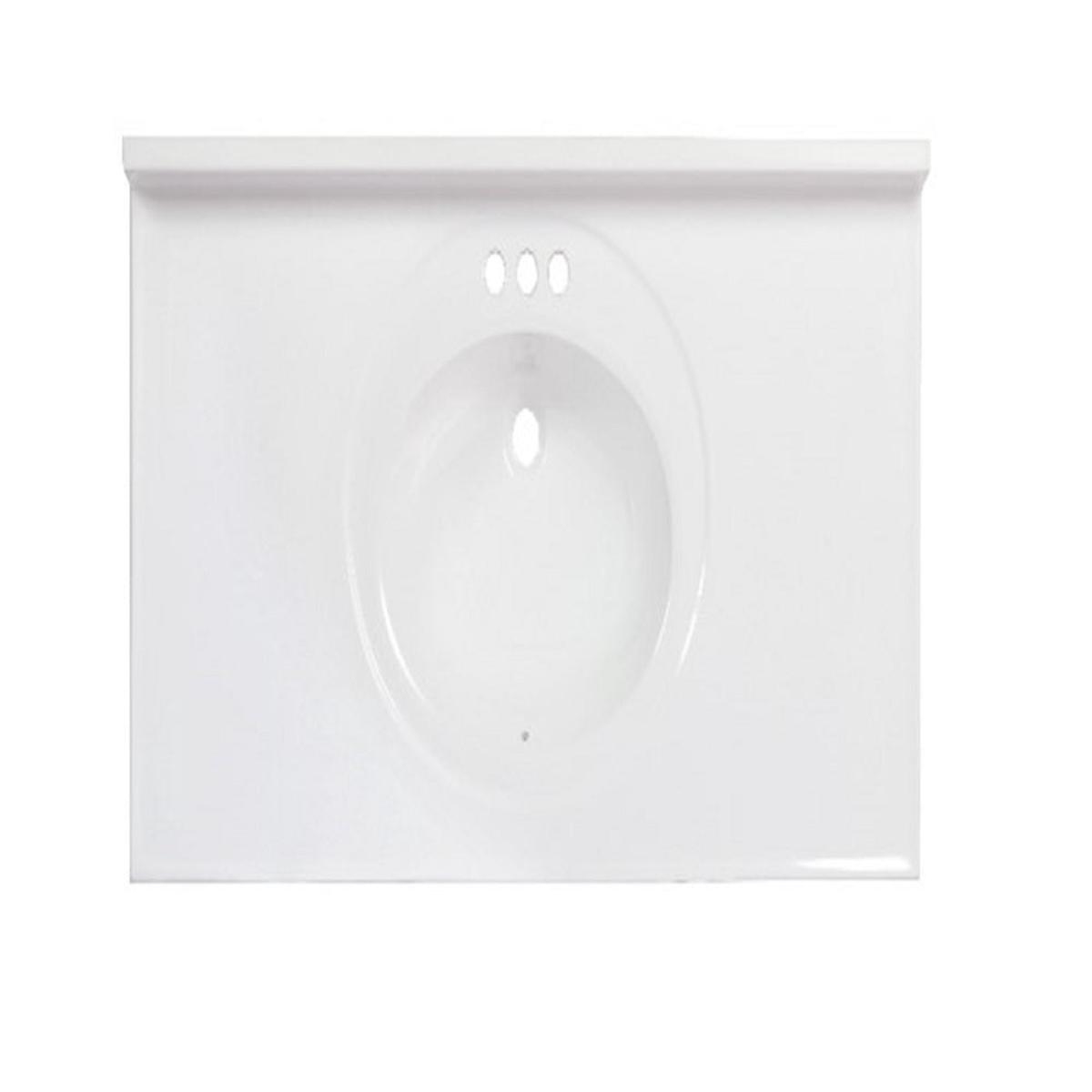 Arstar A224910113C1-3 Standard Bathroom Sink 49 Inch X 22 Inch White