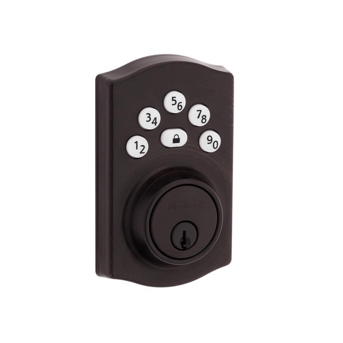 Kwikset 240TRL11PRBP4AL Powerbolt Electronic Deadbolt Venetian Bronze