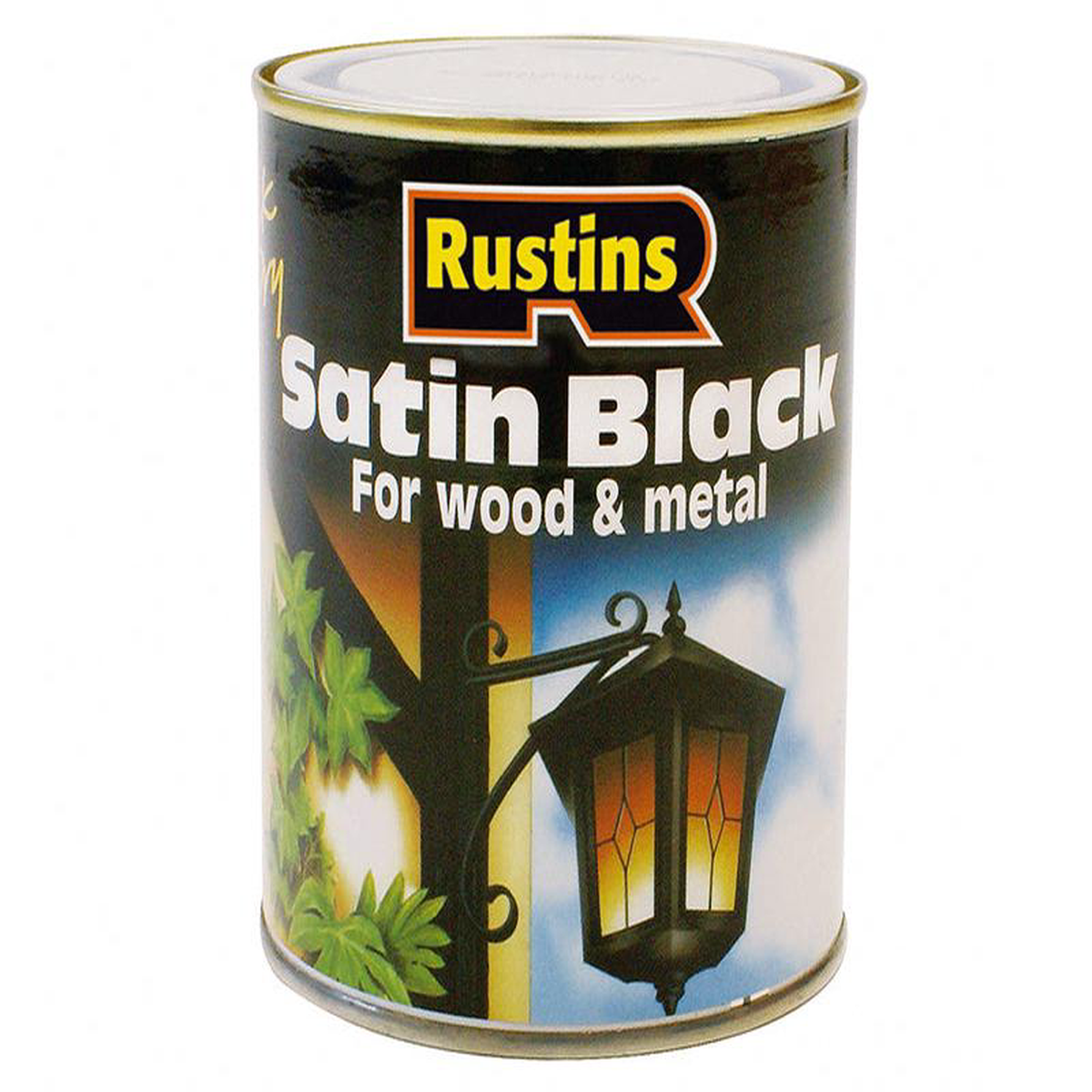 Satin Black Paint Quick Drying 25 Litre