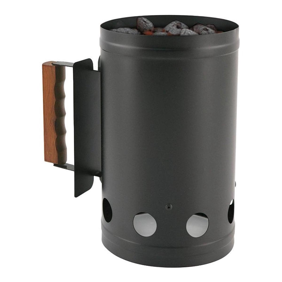 Mr BAR-B-Q 02102Y Charcoal Chimney Starter 1 cu-in Charcoal Steel