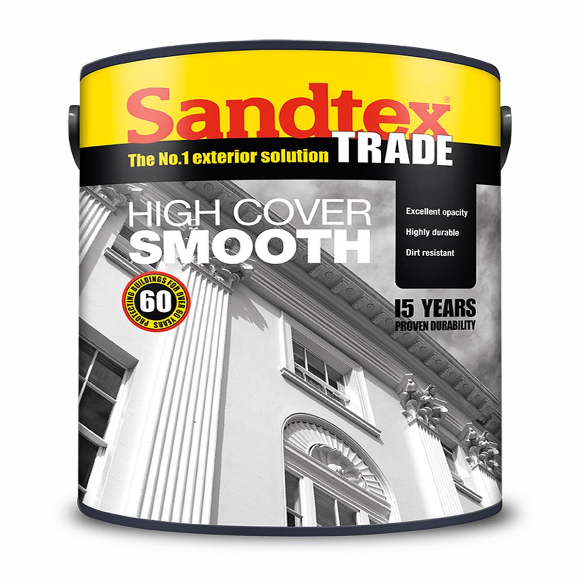 SANDTEX TR HIGHCOVER SMOOTH BASE PLATINUM 5LT