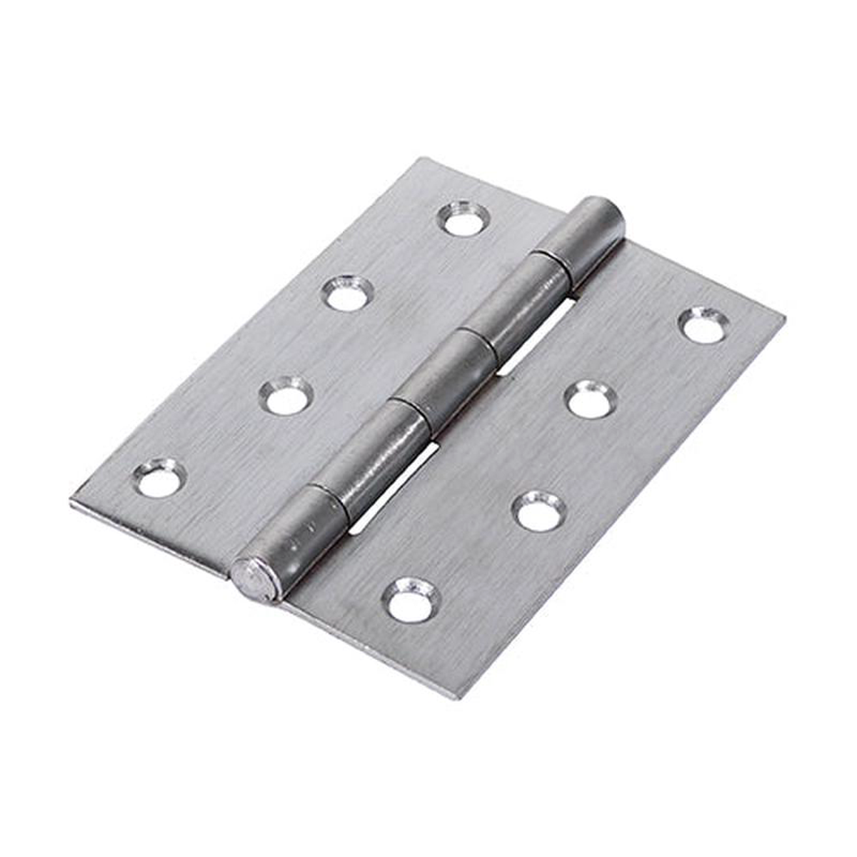TIMCO Butt Hinges Fixed Pin (1838) Steel Satin Chrome 8211 100 x 70
