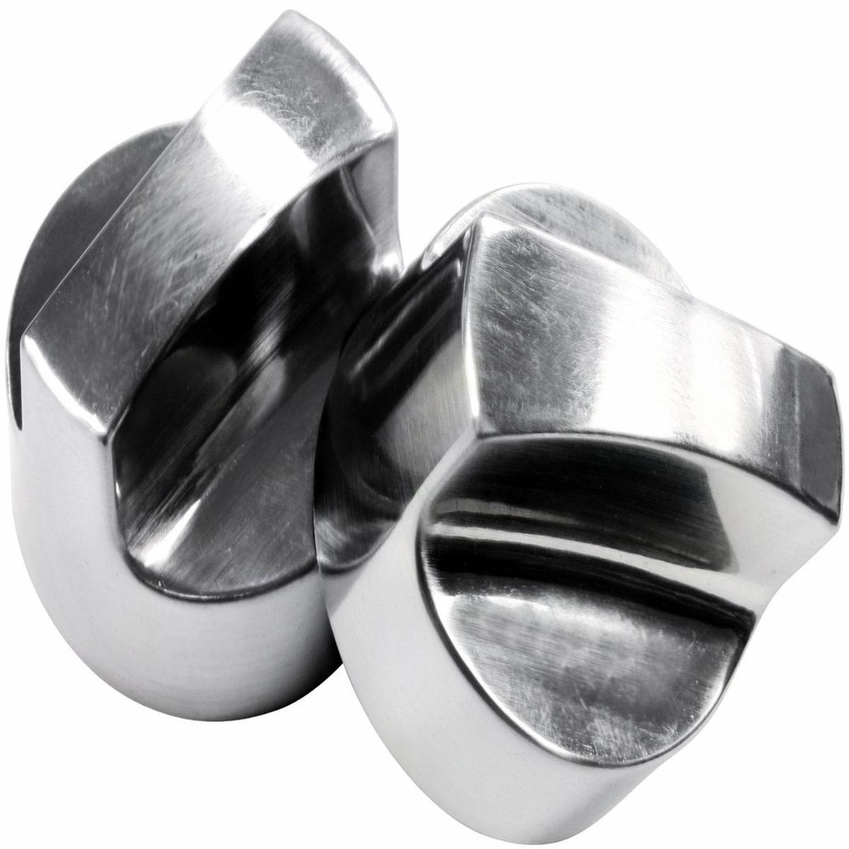 GrillPro 25960 Replacement Universal Control Knobs Chrome
