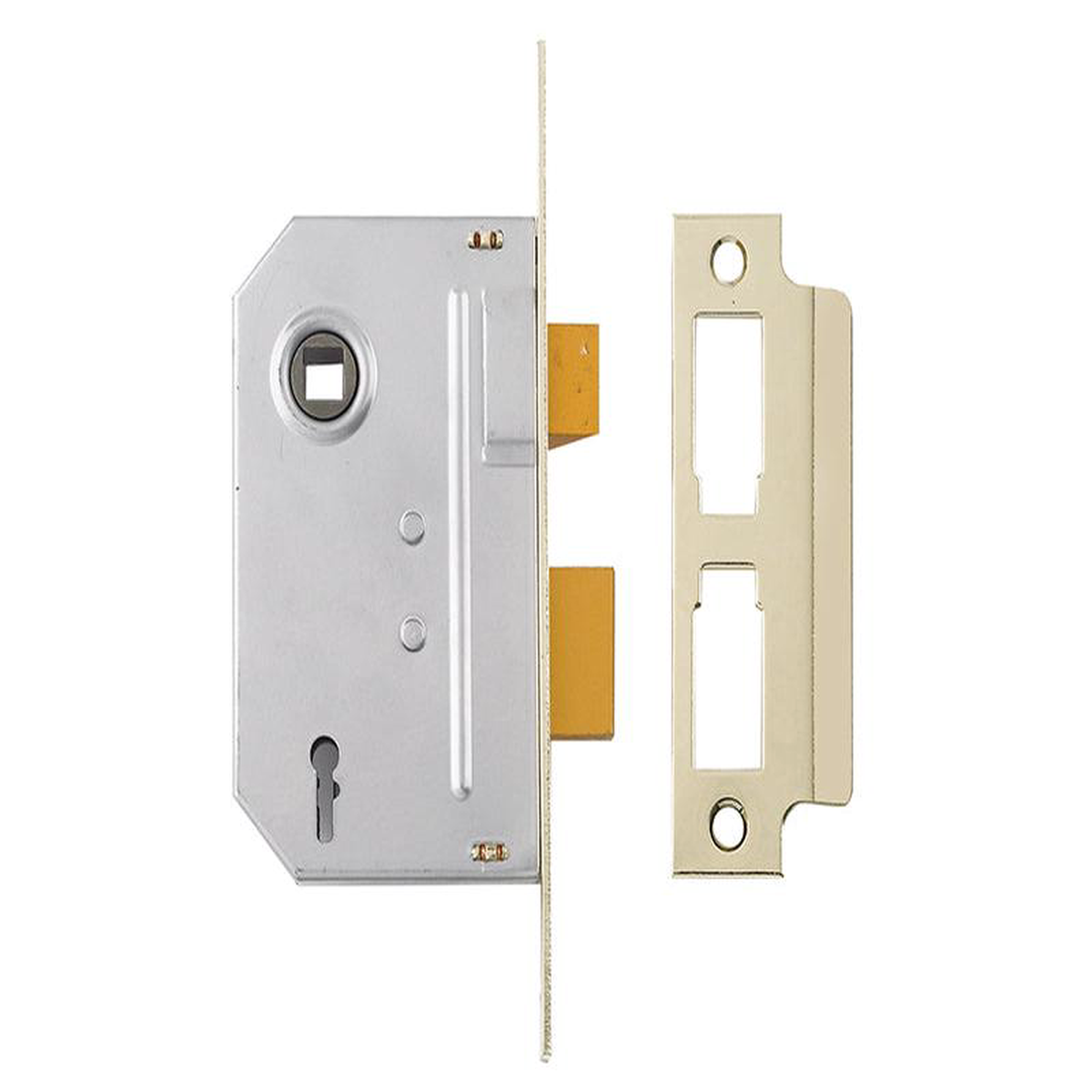 PM320 3 Lever Mortice Sashlock Polished Brass 65mm 25in