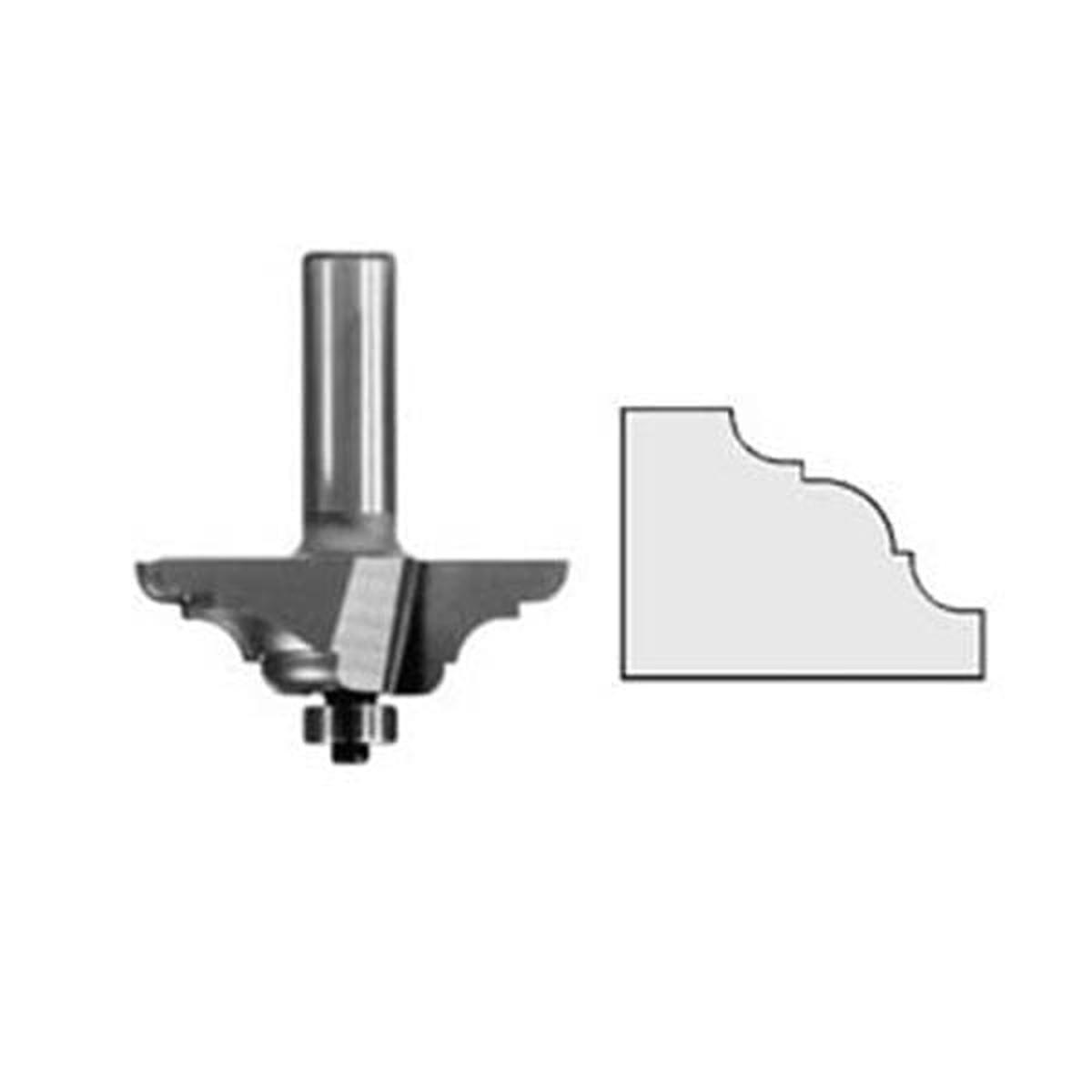3300 French Baroque Table Edge Router Bit 78 PW 2-14 D X 34 CL X 2-12 OL