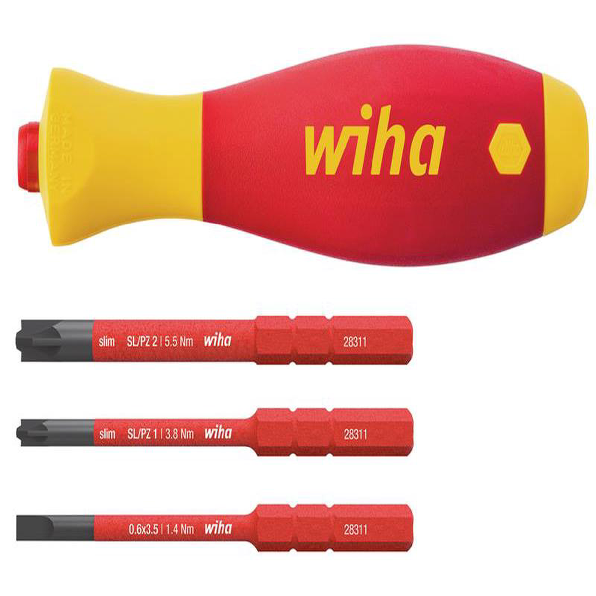 SoftFinish electric slimVario Screwdriver Set 4 Piece