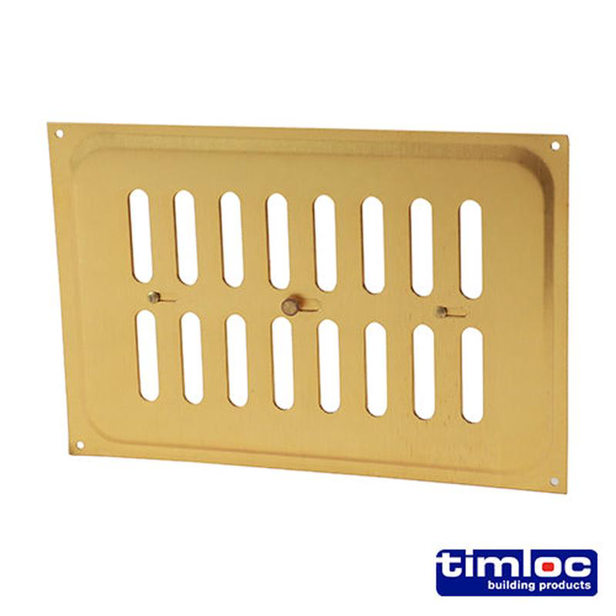 Timloc Hit and Miss Louvre Vent Brass Anodised 8211 242 x 165mm