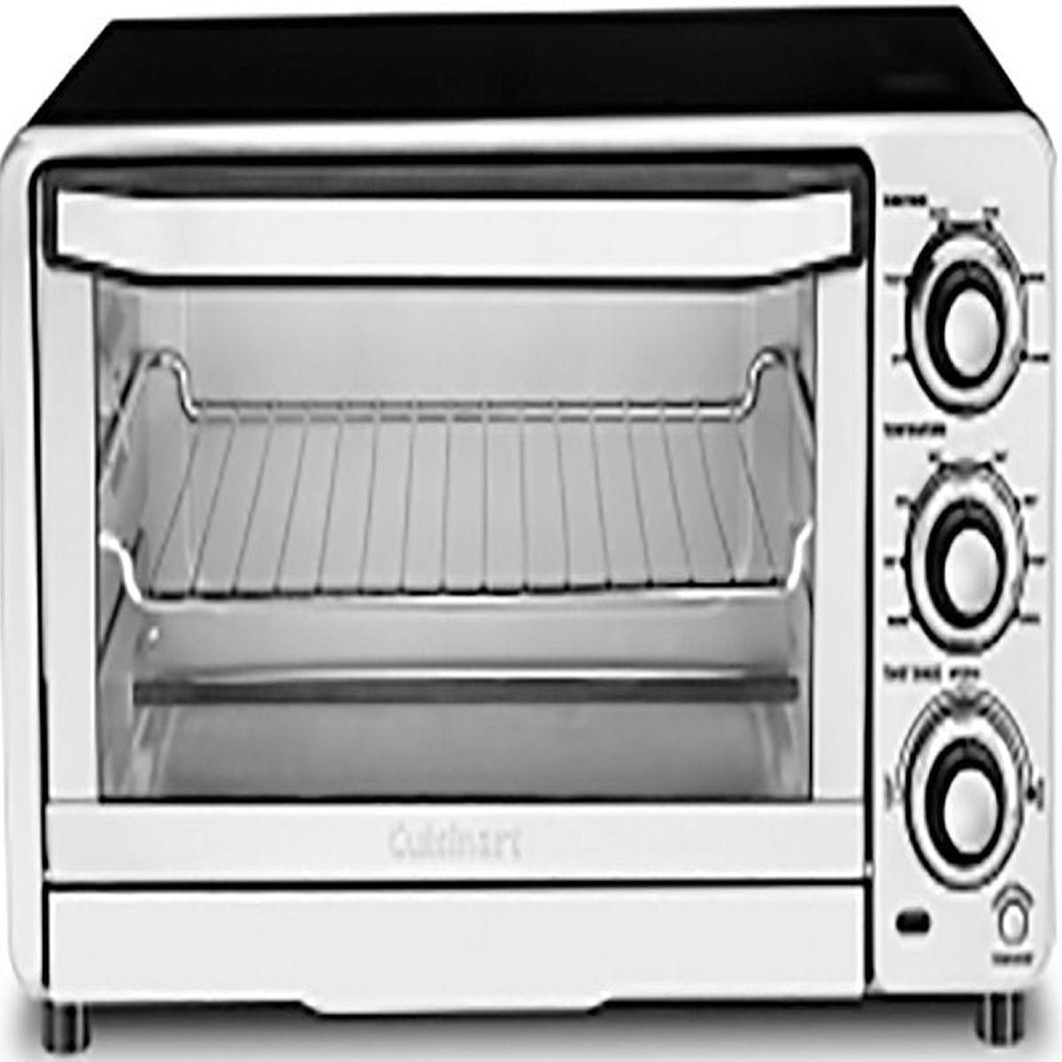 Cuisinart TOB-40N Toaster Oven Broiler 1800 W 6-Slice 05 cu-ft Automatic Control Stainless Steel Silver