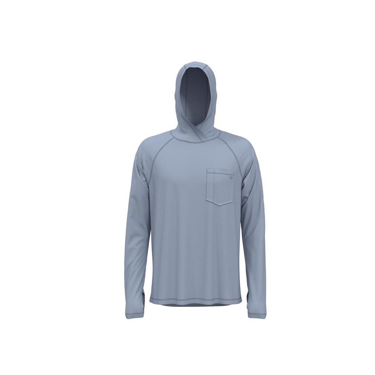 Dickies SL607DL2X Hooded Long Sleeve Tee Shirt Blue