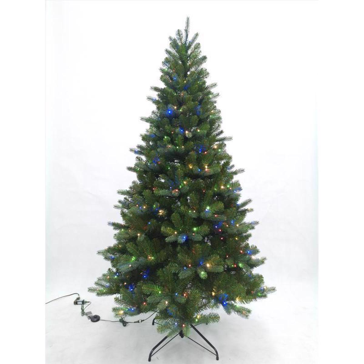 Holiday Bright Lights 1-2 Tree 7 ft Full LED 450 ct Lakeland Pine 1-2 Tree Color Changing Christmas