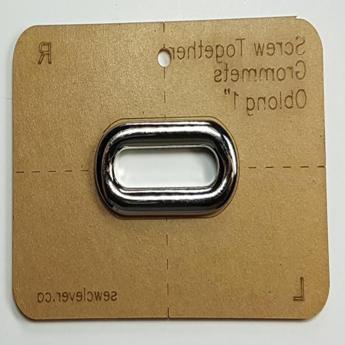 Template Screw Together Grommets 1 Oblong (Hole Cutting Guide)