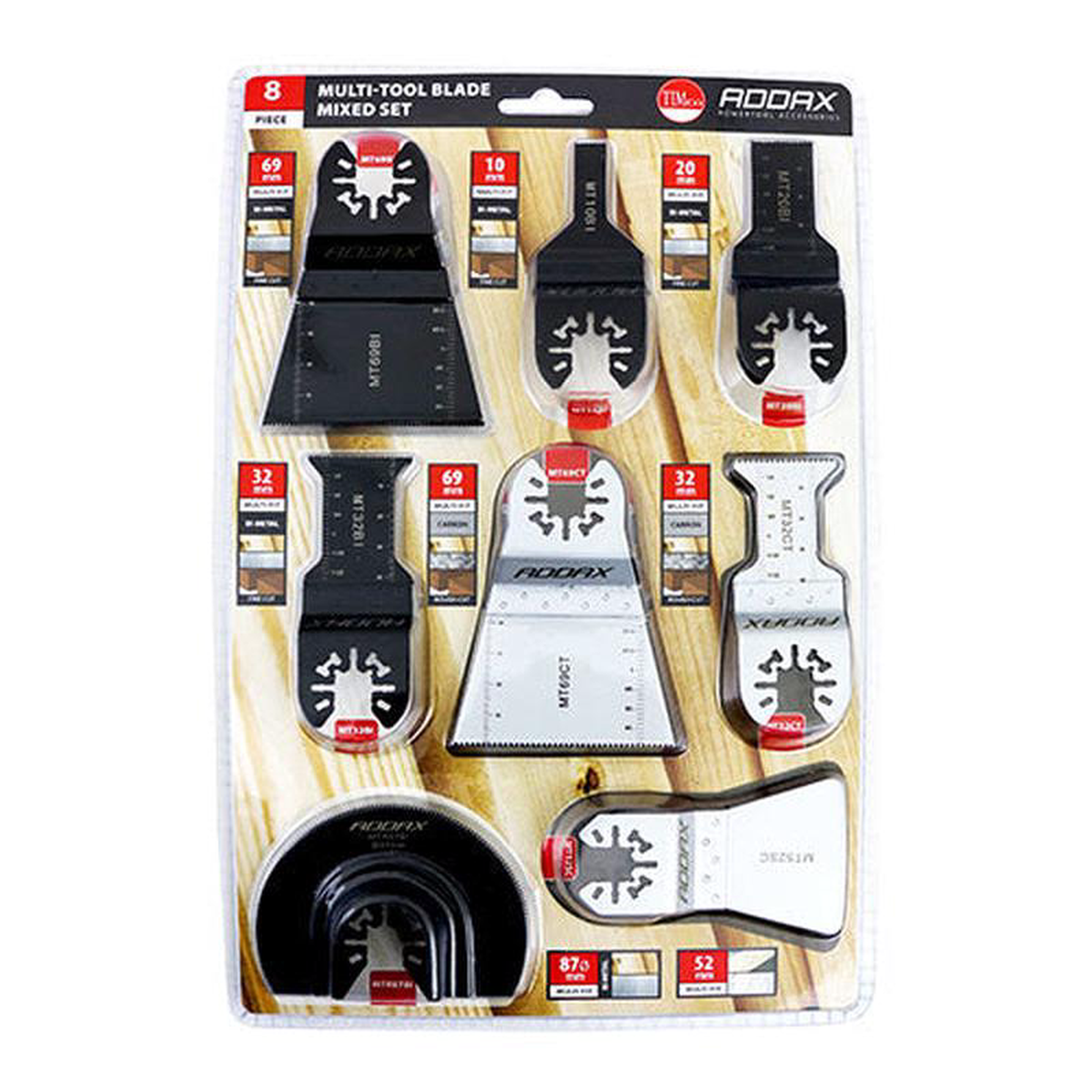 TIMCO Multi-Tool Sets 8 Piece Set 8211 Mixed