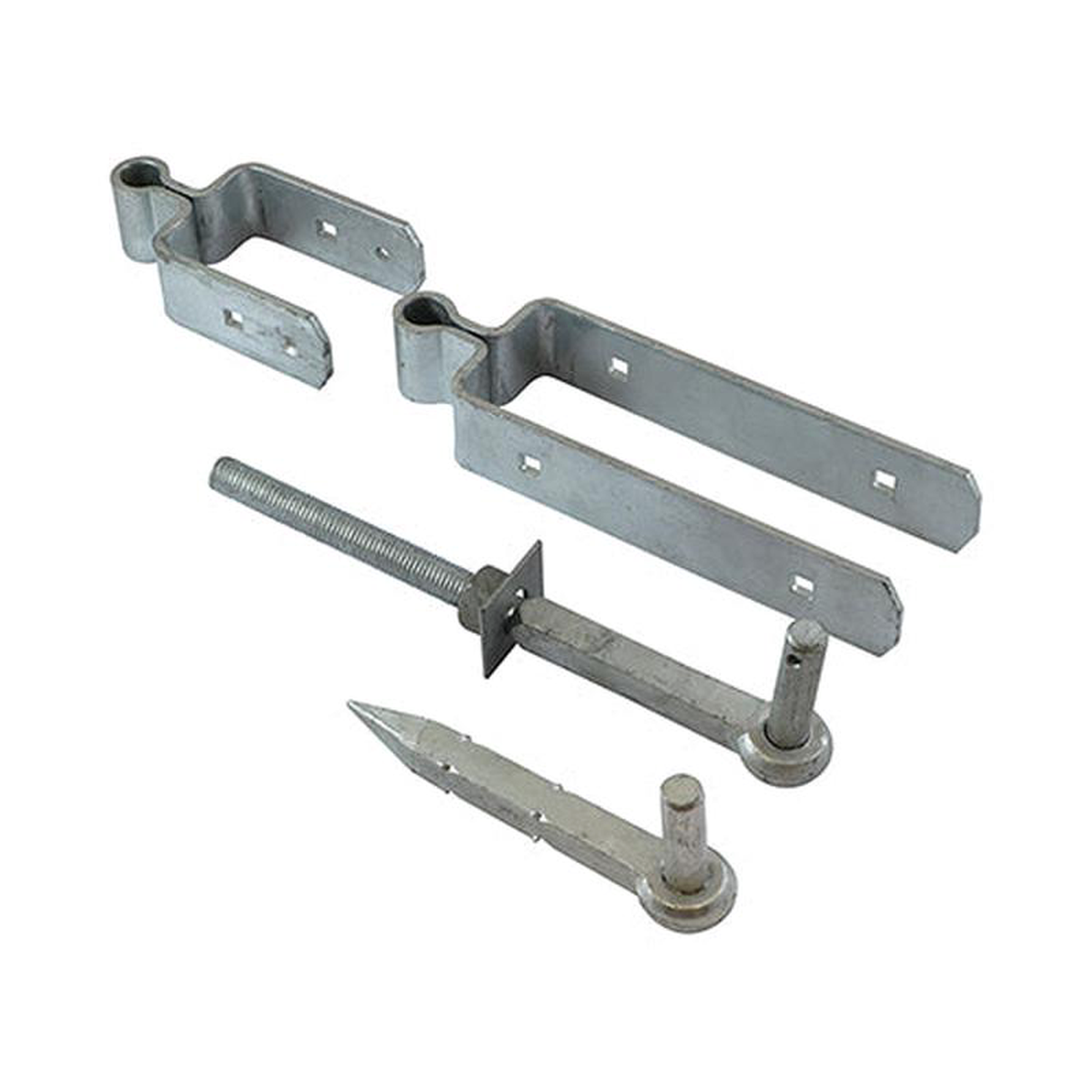 TIMCO Standard Double Strap Gate Hinge Set Hot Dipped Galvanised 8211 450mm