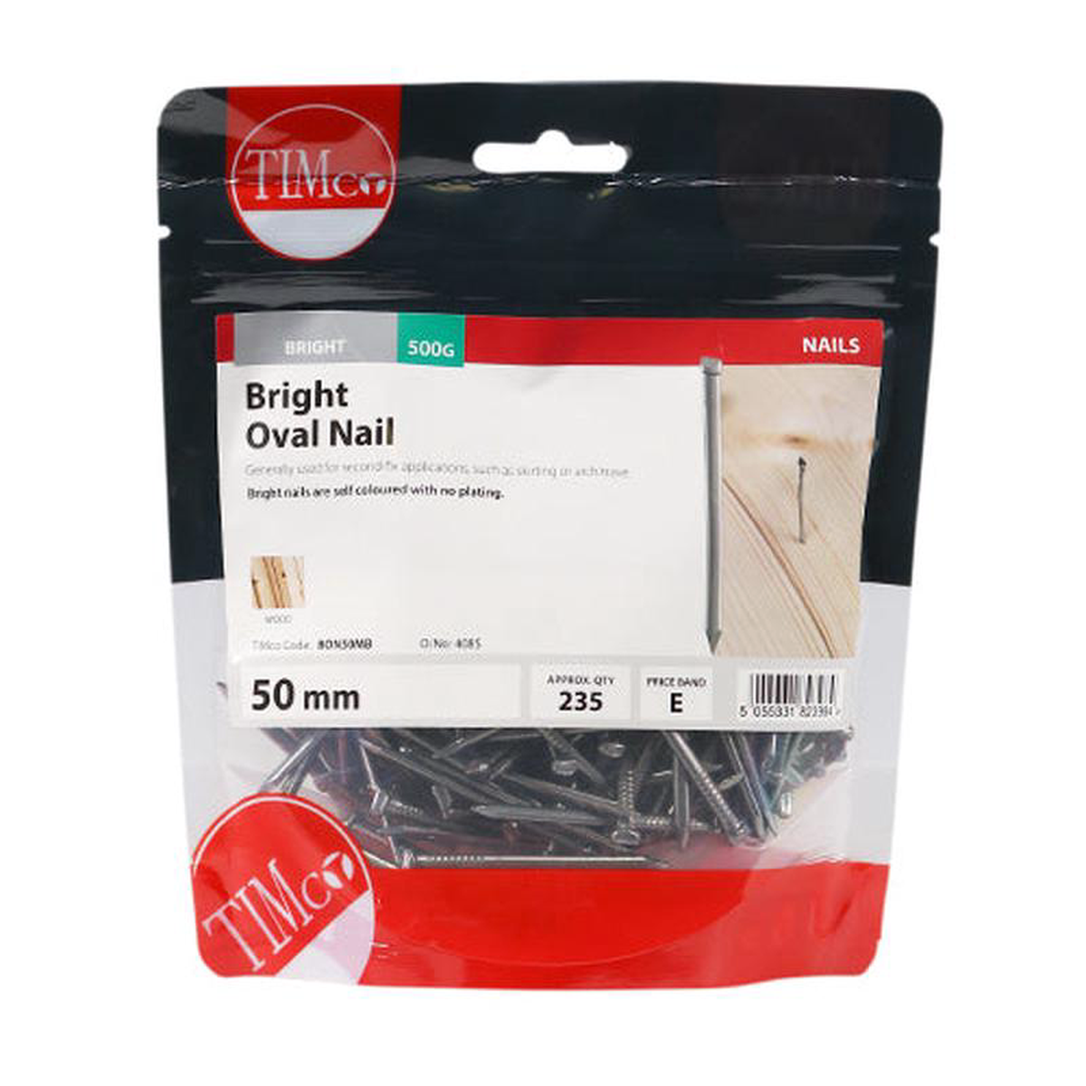 TIMCO Oval Nails Bright 8211 50mm
