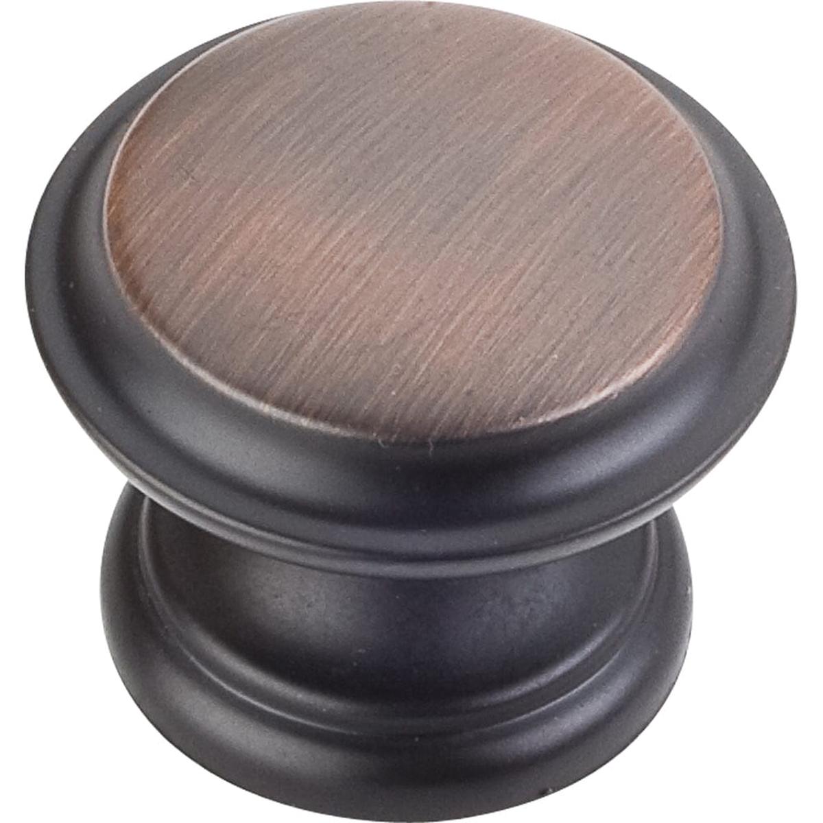 Cordova Knob 1-38 Dia Brushed Oil Rubbed Bronze