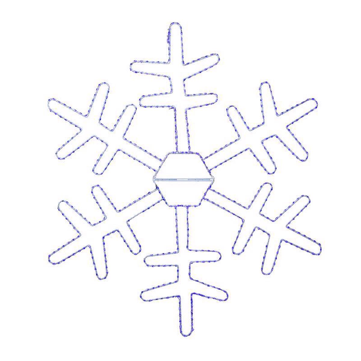 Celebrations LED Blue Snowflake 18 in Hanging Decor
