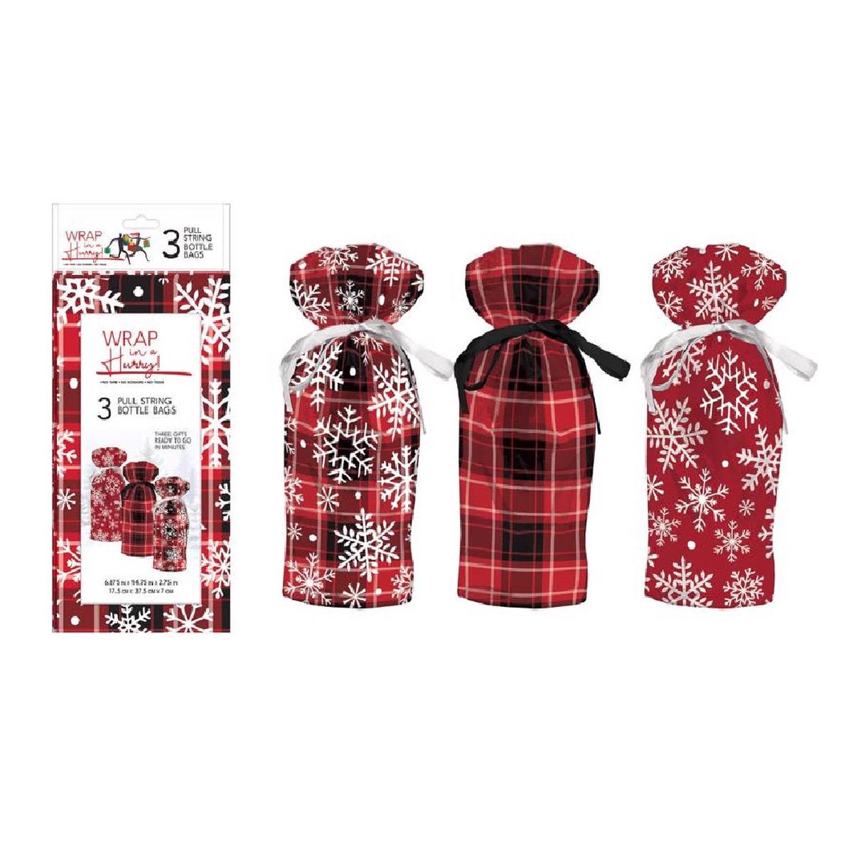 Wrap in a Hurry C3MBDGB-02CS Bottle Bag Paper