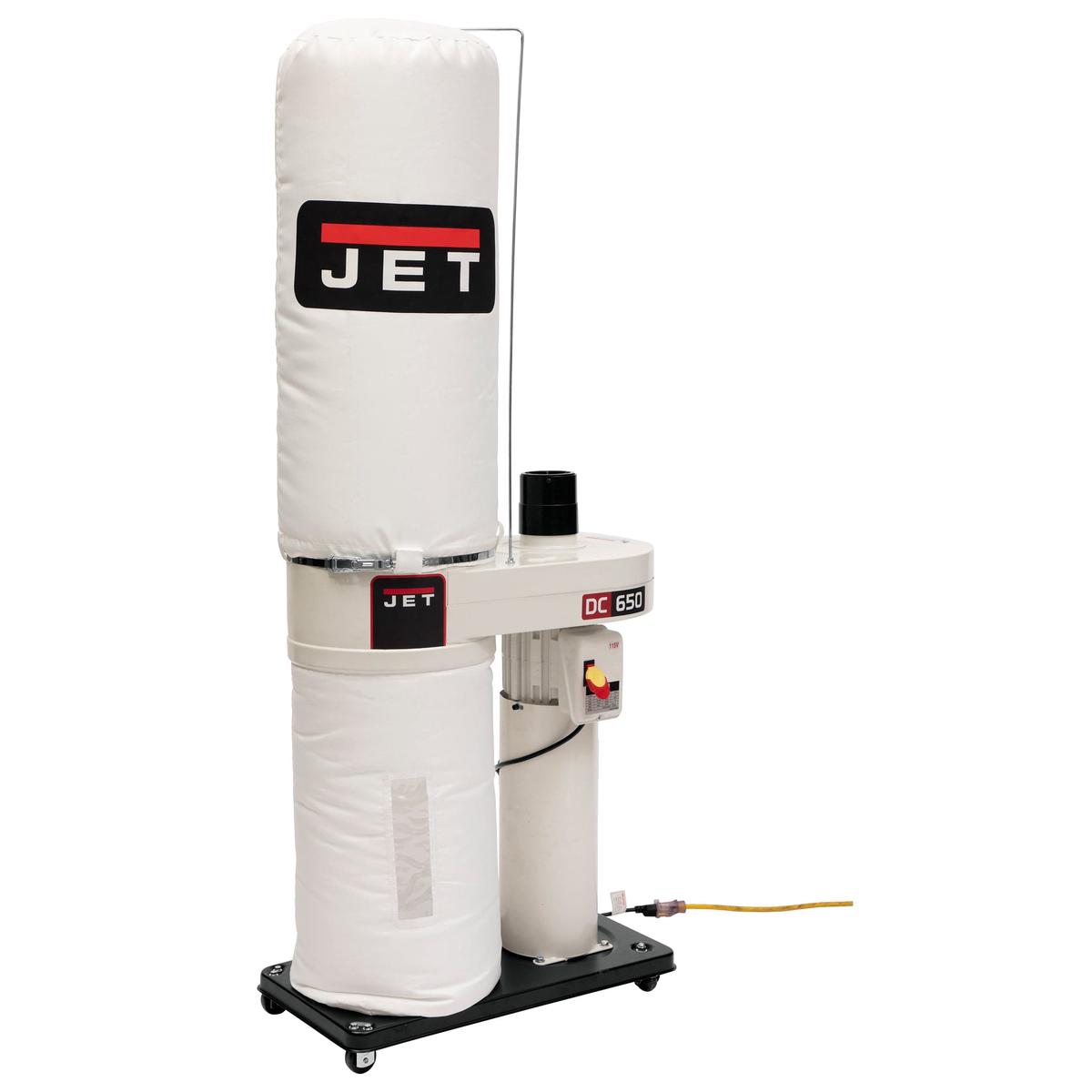 Dust Collector with 30-Micron Bag Filter Kit - 1 HP 1 Ph 115230V - DC-650BK