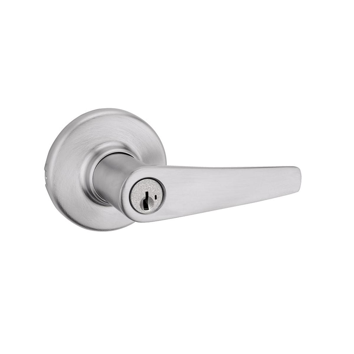 Kwikset 405DL26DSMT4ALCP Keyed Entry Lever Satin Chrome