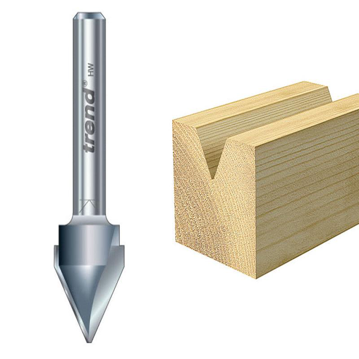 115 x 14 TCT V-Groove Cutter 60 103 x 127mm