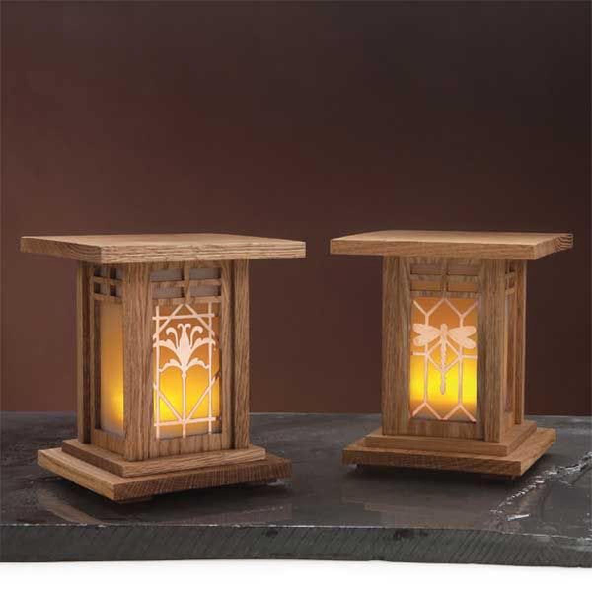 Arts Crafts Luminaries - Downloadable Plan
