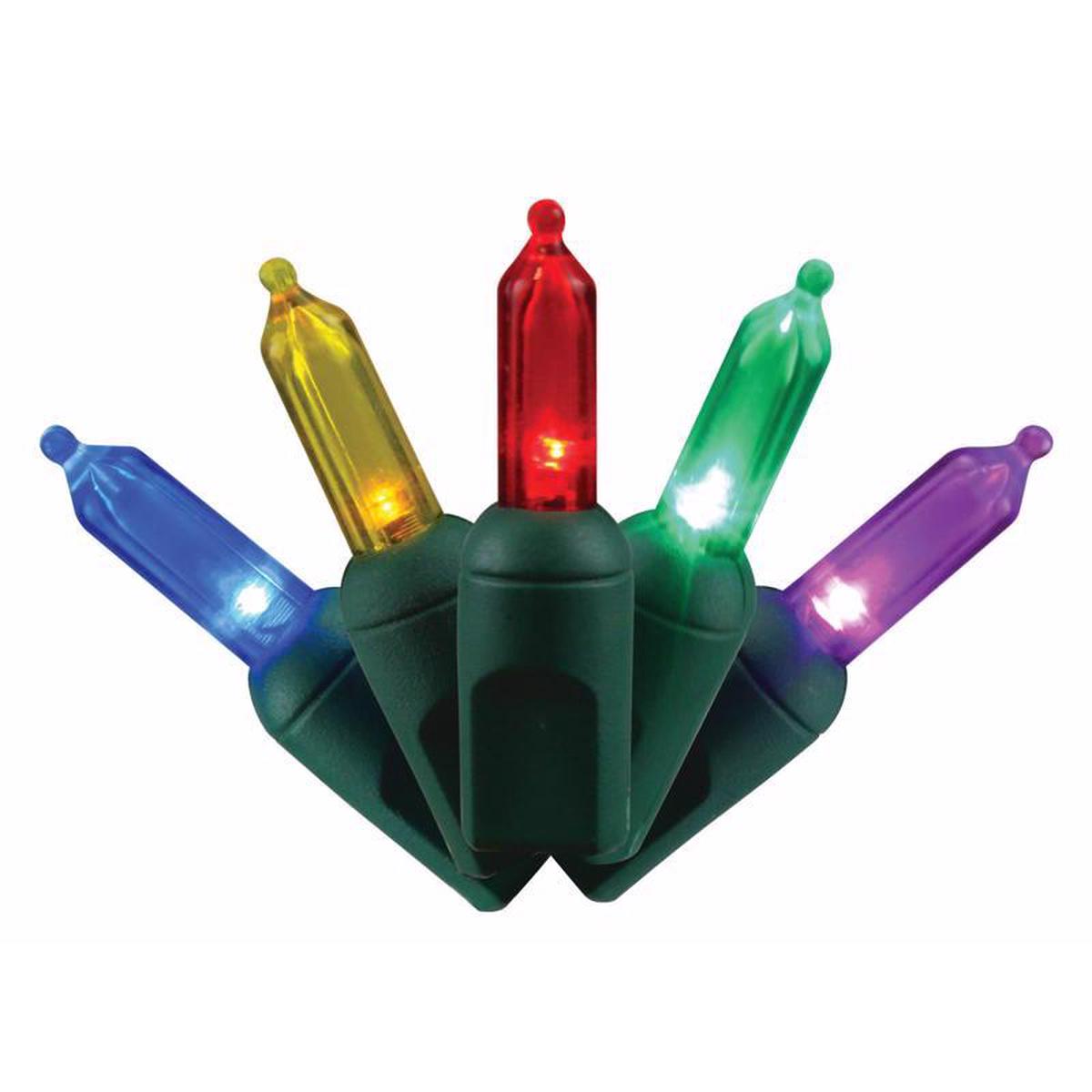 Celebrations T550MU6A Platinum LED String Christmas Lights 25 Feet