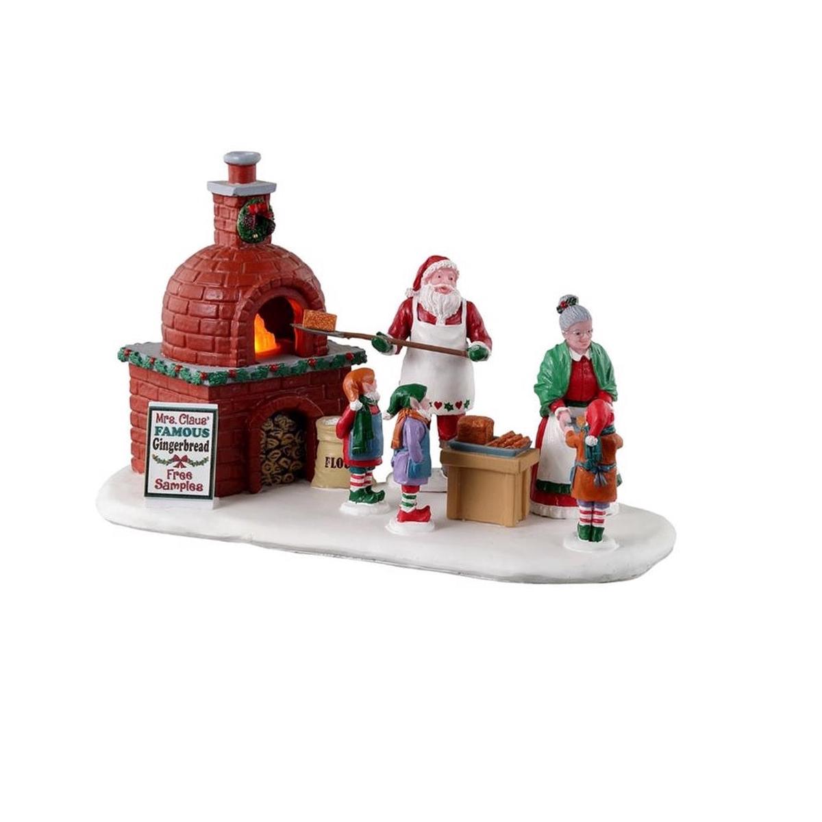 Lemax 34086 Mrs Claus Gingerbread Bake Christmas Village Multicolored