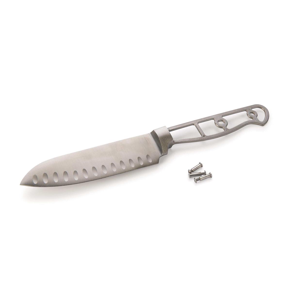 Santoku Knife for Mincing Slicing and Dicing Vegetables - 10-34 - 4116 Stainless Steel - Unfinished Kit