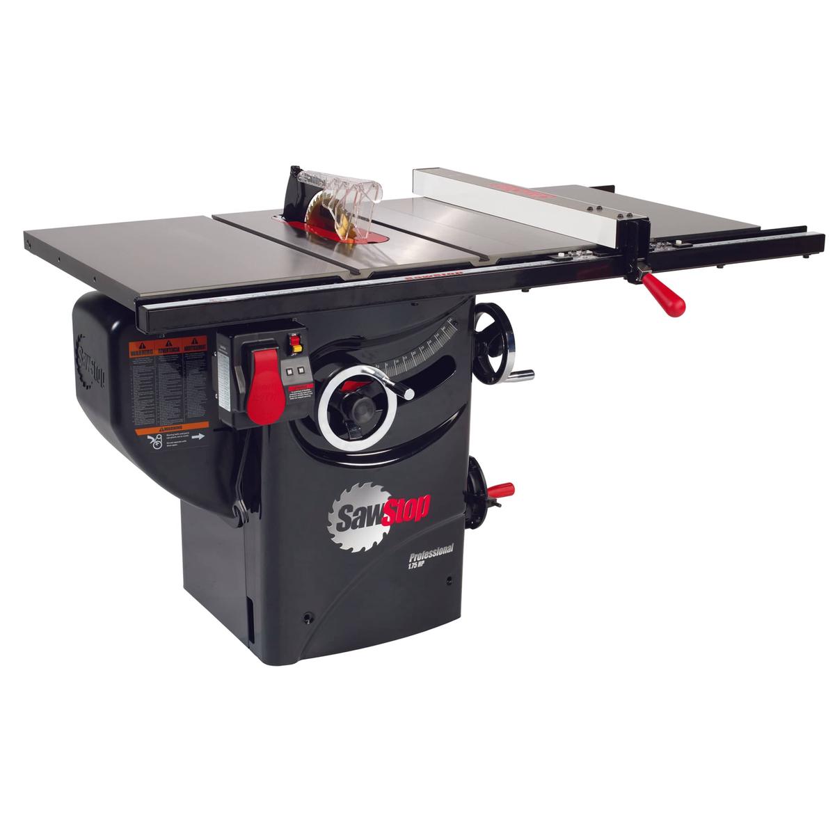 175 HP Professional Cabinet Saw - 175 HP - 110V 1 PH - 30 Premium Fence System